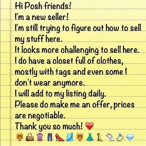 Hi Poshmark sellers